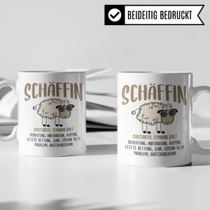 Tasse Chefn Geschenke Lustg: Schäffn, Spruch Führungskraft