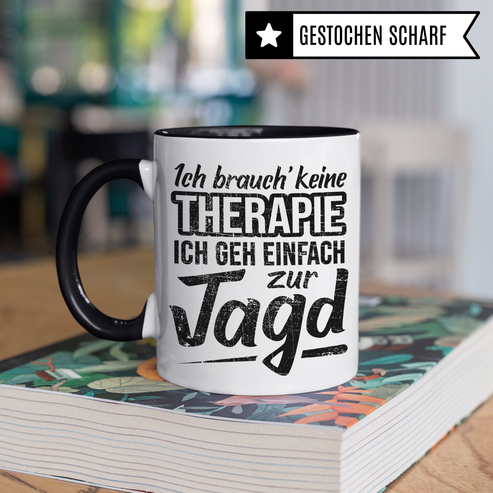 Jäger Tasse Mit Lustigem Spruch – 330 Ml, Spülmaschinenfest, Geschenk Für Jäger