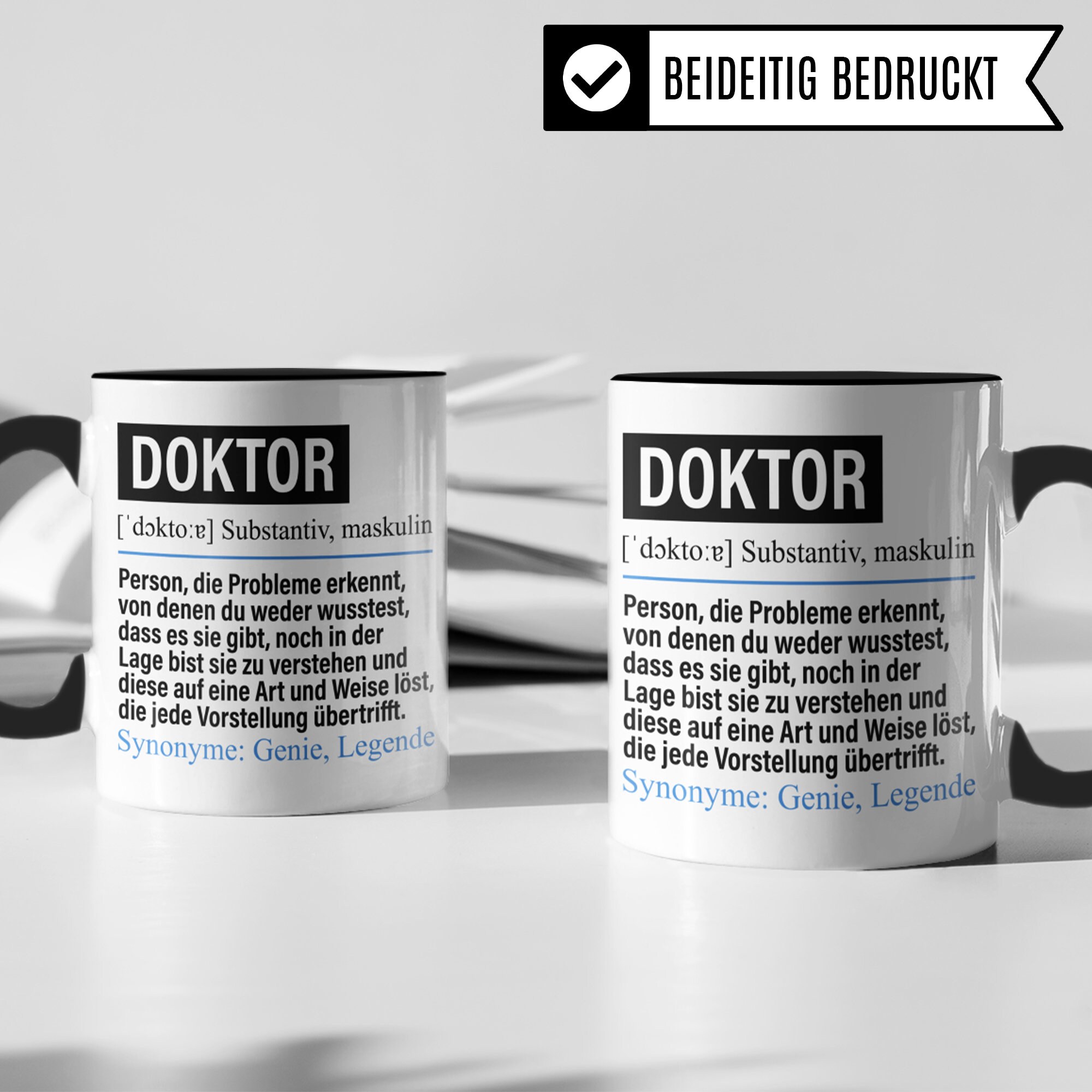 Tasse Doktor lustig Doktor Geschenk Spruch Doktorand Etsy