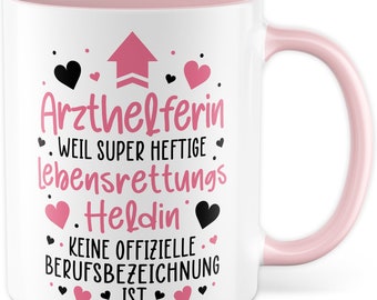 Medical Assistant Mug Life Saving Heroine Gift Idea Medical Assistant Coffee Mug Job Title Gift for Nurse K