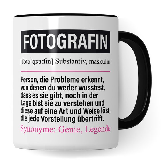 Fotograf Tasse Mit Lustigem Spruch - "So Sieht Ein Richtig Cooler Fotograf Aus" | Geschenkidee Für Geburtstag & Weihnachten | Blau, Spülmaschinenfest
