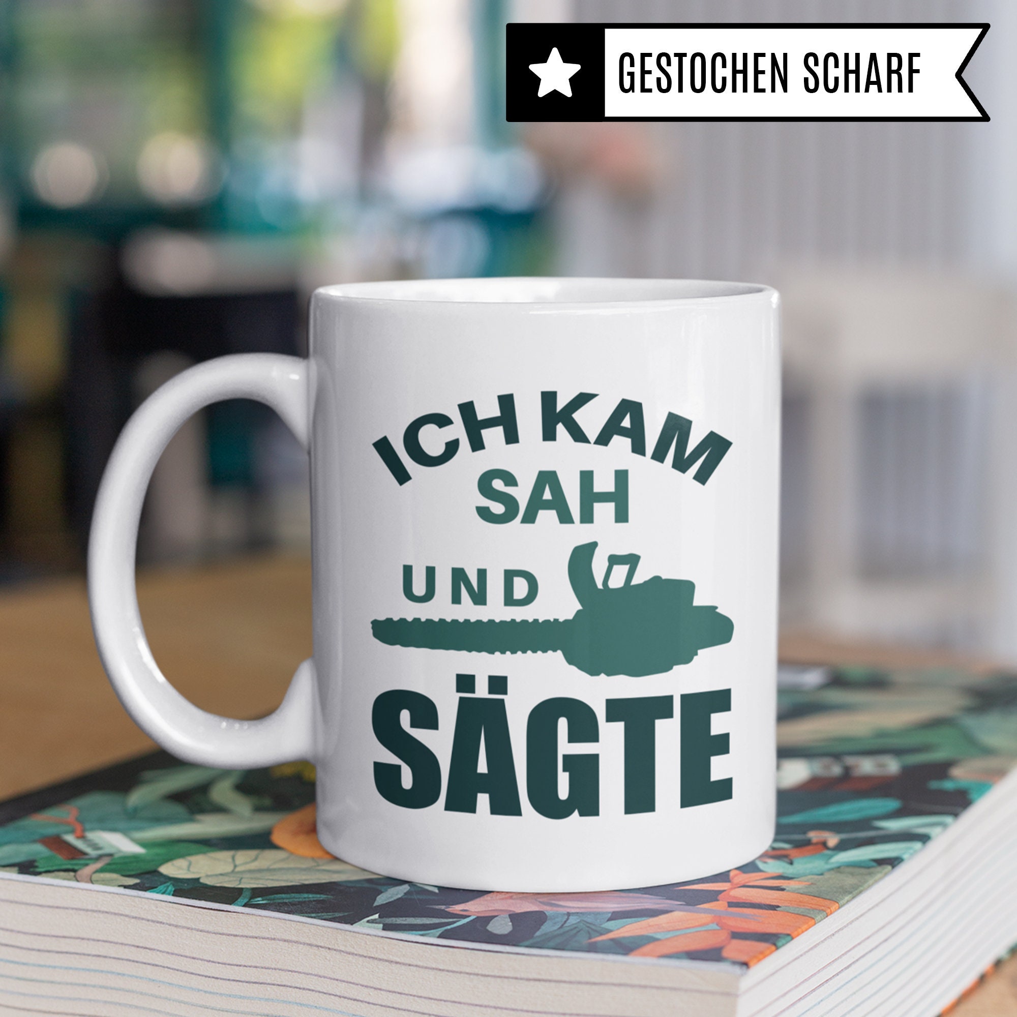 Pagma Druck Holzfäller Tasse – Lustiger Kaffeebecher Mit Kettensäge Spruch Für Waldarbeiter