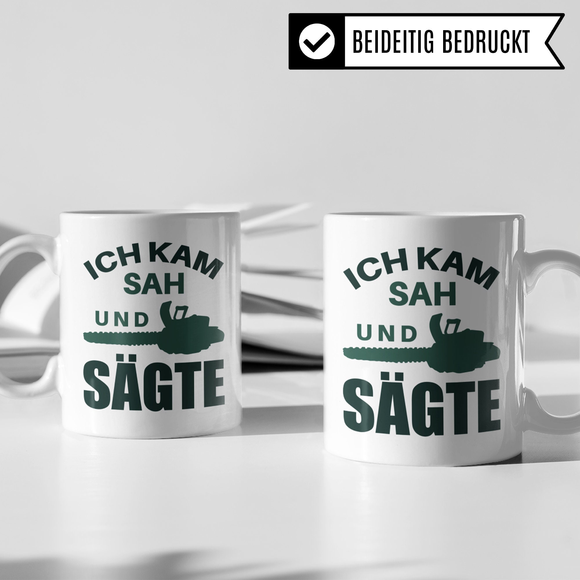 Pagma Druck Holzfäller Tasse – Lustiger Kaffeebecher Mit Kettensäge Spruch Für Waldarbeiter