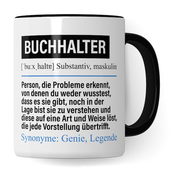 Tasse Buchhalter lustig Buchhalter Geschenk Buchhaltung Etsy