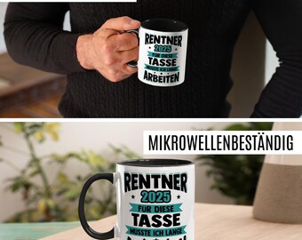 Rentner Tasse „2025 – Eine Legende Geht In Rente“ – Geschenk Zur Pensionierung, 330ml