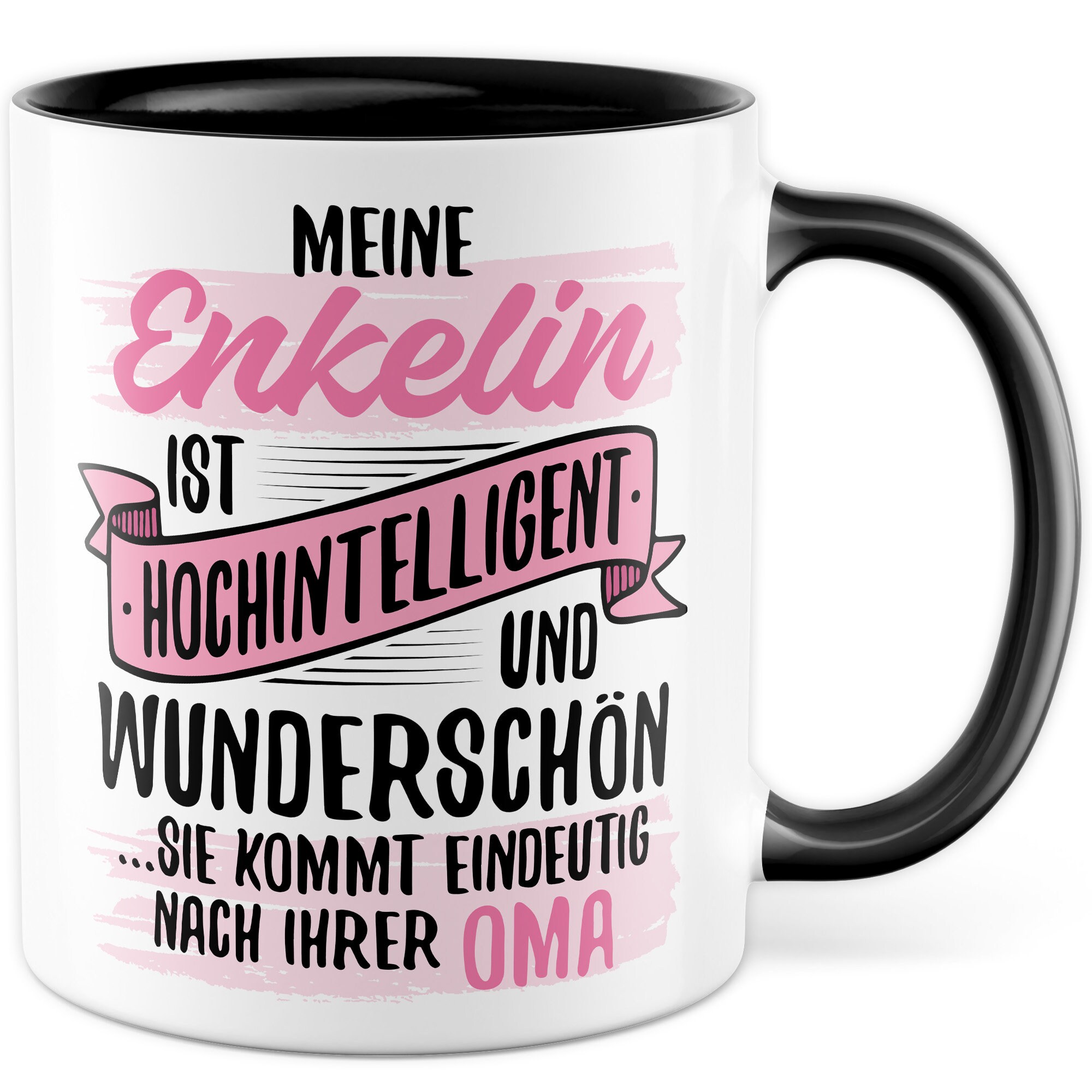 Trendation Oma Tasse Mit Lustigem Spruch – 'Ich Muss Nicht Nein Sagen Ich Bin Die Oma', Spülmaschinenfest, Beidseitig Bedruckt