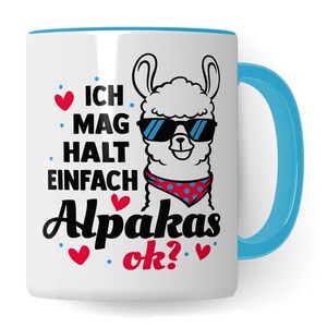 Cup of alpaca motif I just like alpacas ok? Gift Alpaca Lover Sweet Alpaca Mug Motif Gift Funny Coffee Cup