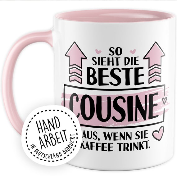 Tasse à Cousine - Cadeau - Ma Cousine Préférée M'a Offert Cette Tasse - Idée Cadeau - Tasse à Café Avec Inscription Humoristique - Tasse à Thé Avec Motif Pour Cousines Famille