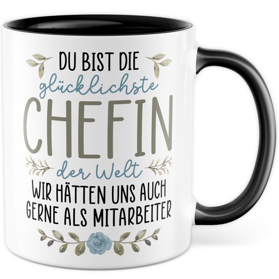 Pagma Druck Tasse Chefin Geschenk – „Schäffin“ Spruch, 330 Ml, Spülmaschinenfest, Beidseitig Bedruckt