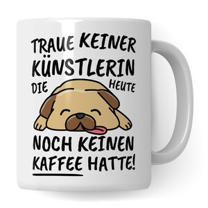 Copo artista engraçado artista presente trabalho dizendo caneca de café ideia de presente de artistas arte xícara de café caneca de chá