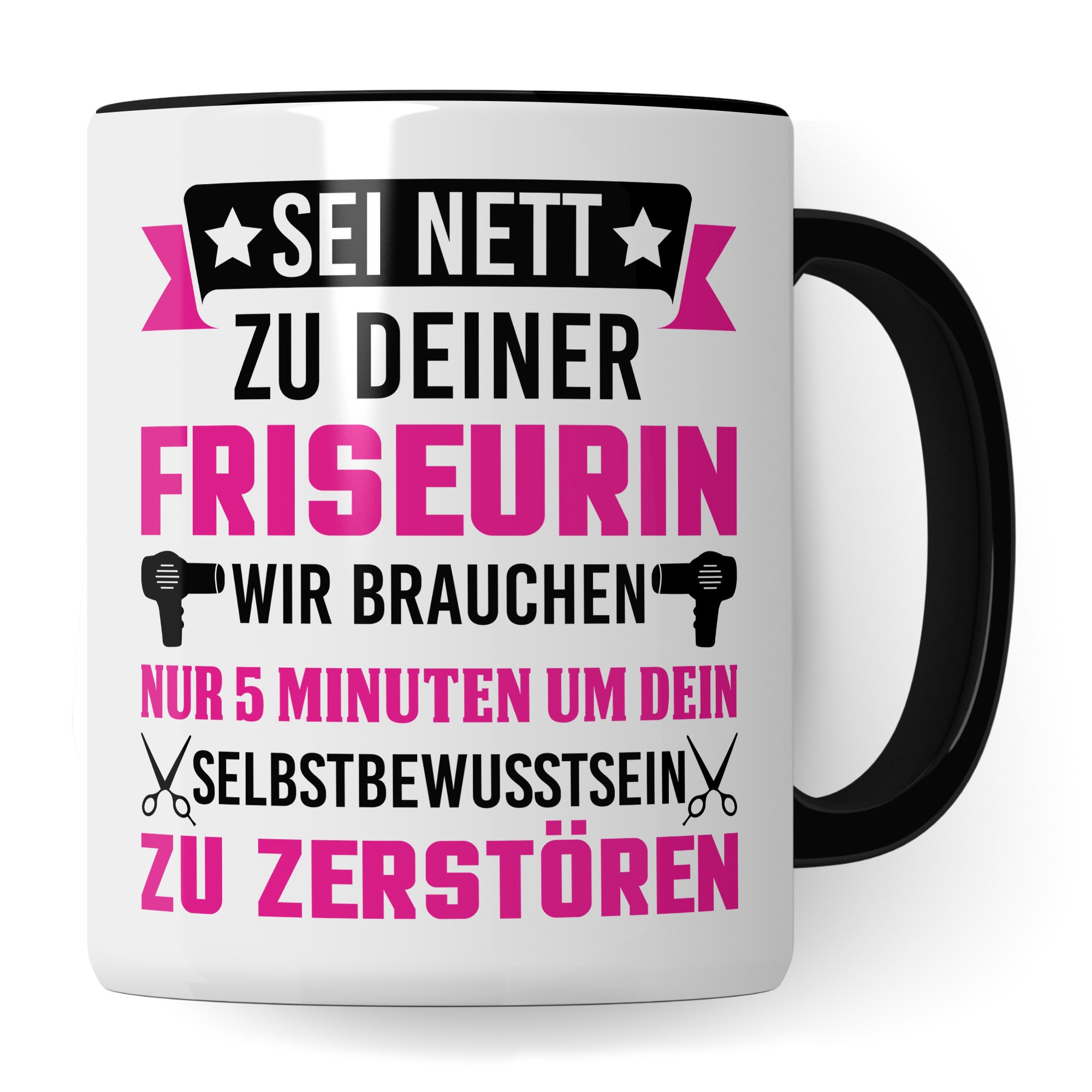 BLUPARK Friseur-Kaffee Tragetasche - Canvas, 32x32 Cm, Wasserabweisend, Mit Schultergurten, Geschenk Für Friseure & Kaffeeliebhaber