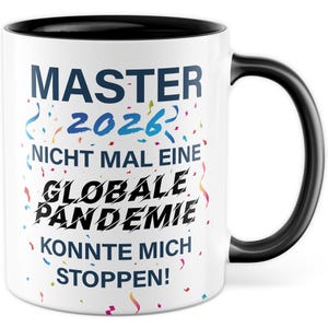 Tazza Master 2026, regalo per laurea magistrale, tazza da caffè divertente per studenti magistrali, tesi di laurea magistrale, università, studi magistrali, idea regalo, tazza da caffè
