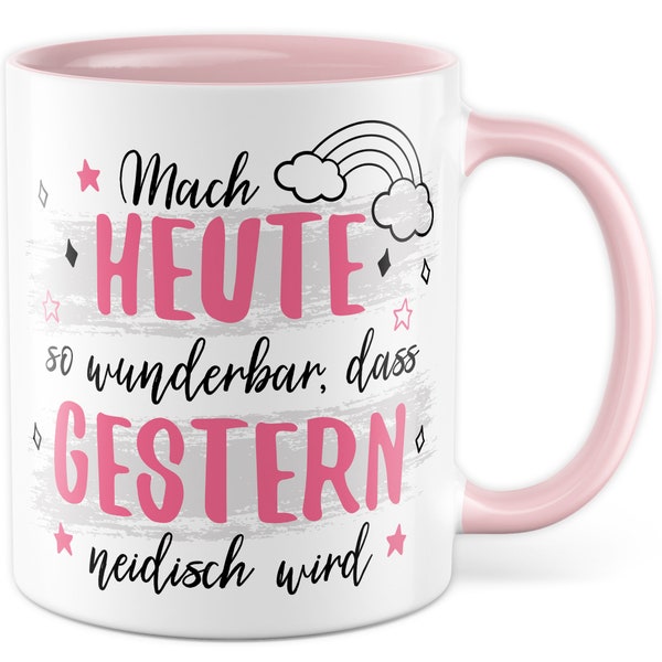 Mach Heute So Wunderbar Dass Gestern Neidisch Wird Zitat Mach heute so wunderbar dass gestern neidisch wird - Etsy.de