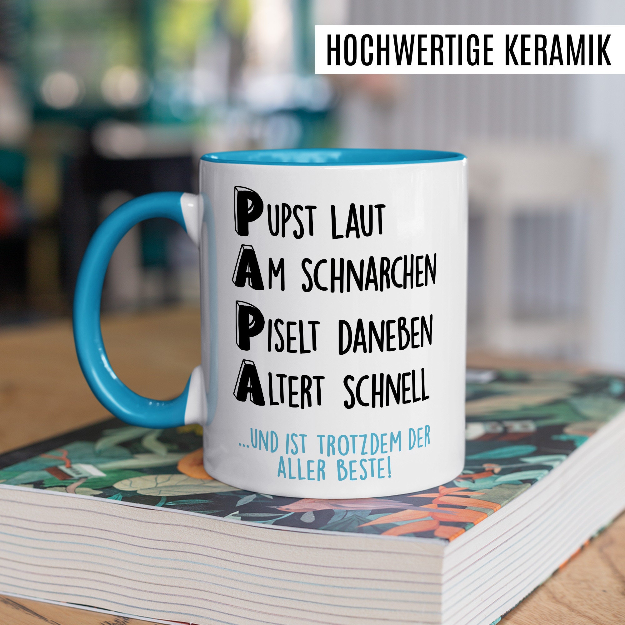 Papa 2025 Tasse Von Pagma Druck – Lustiger Kaffeebecher Für Werdende Väter