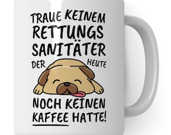 Taza Paramédico Divertido Paramédico Regalo Taza de Café Paramédico Regalo Idea De Rescate Servicio de Café Taza de Té