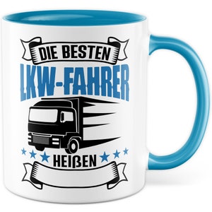 Van de de vrachtwagenchauffeurkoffie van de vrachtwagenkop de klantgerichte mok van de de kop klantgerichte koffie met gewenste van de het ideevrachtwagenchauffeur van de naamgift de giftexpediteurdouane