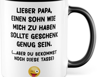 Dad mug gift, dear dad to have a son like me coffee mug with saying funny son father gift father's day funny gift idea