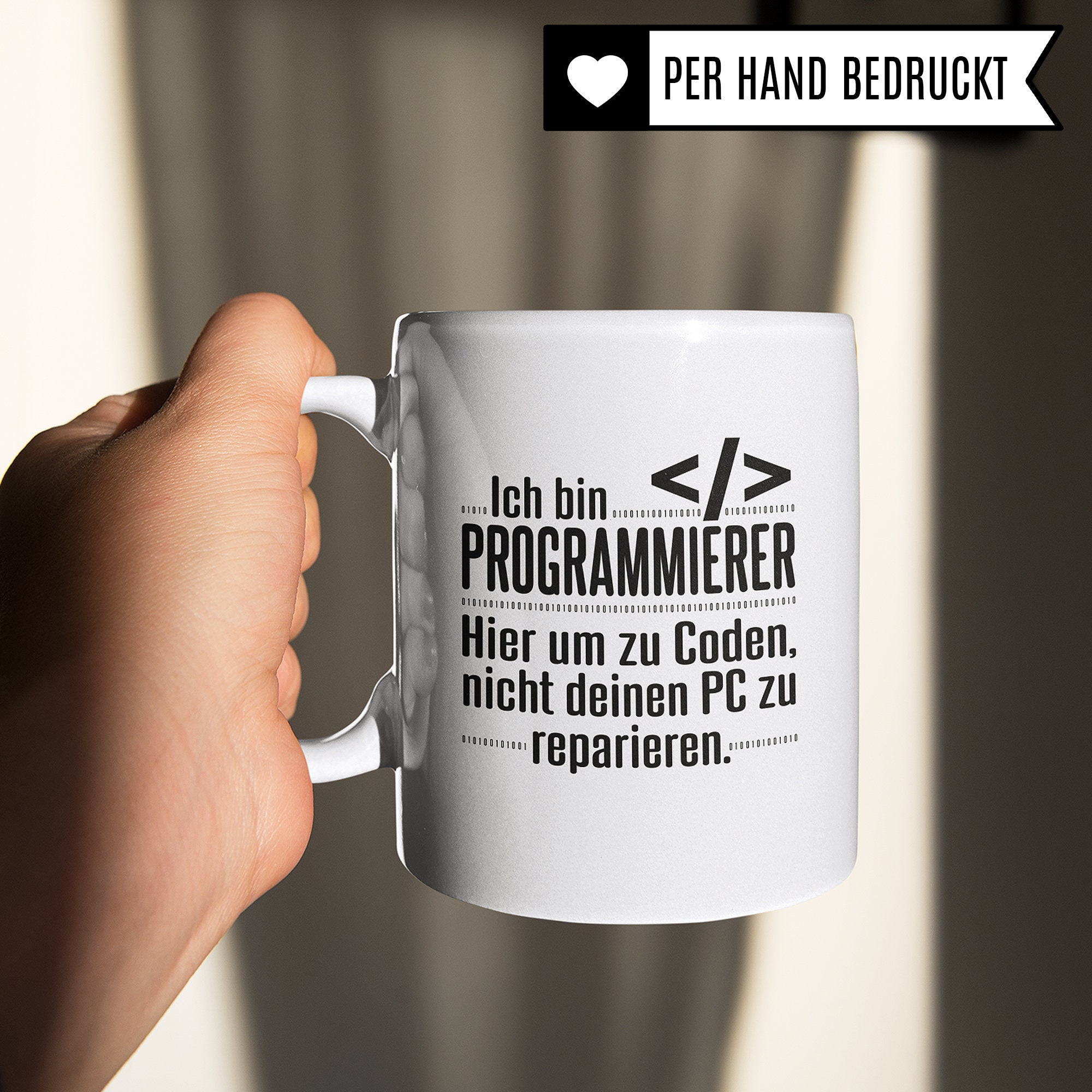 Programmierer Tasse Informatiker Geschenke IT Spruch Etsy