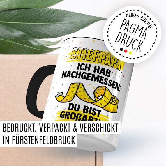 Stiefvater Tasse Mit Spruch – „So Sieht Ein Richtig Cooler Stiefvater Aus“, Blau