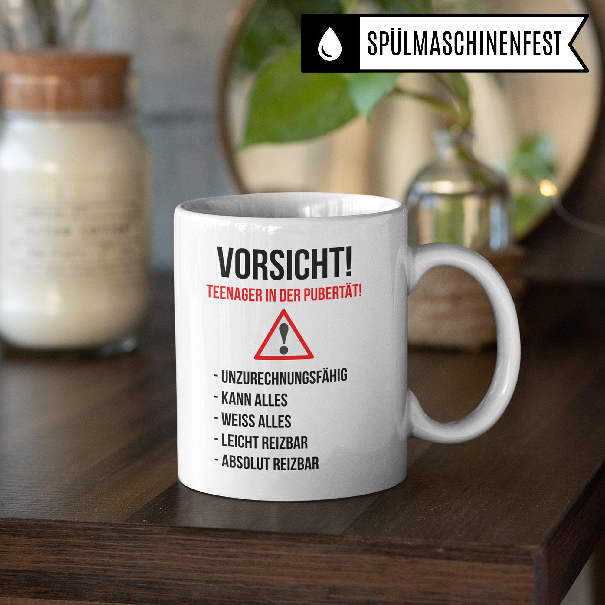 Pagma Druck Tasse „13 Official Teenager“ – Geschenk Für 13. Geburtstag Mädchen – Spülmaschinenfest, Beidseitig Bedruckt, 330 Ml