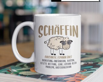 Pagma Tazza Da Caffè Chefin Con Stampa – Idea Regalo Per Capa, Boss, Dirigente – 330 Ml, Stampata In Germania