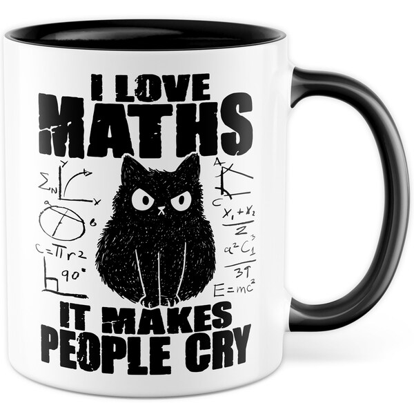 Mathe Tasse Mathematik Geschenkidee Mathelehrerin Kaffeetasse mit lustigen Spruch Geschenk für Mathelehrer Kaffeebecher Maths Becher