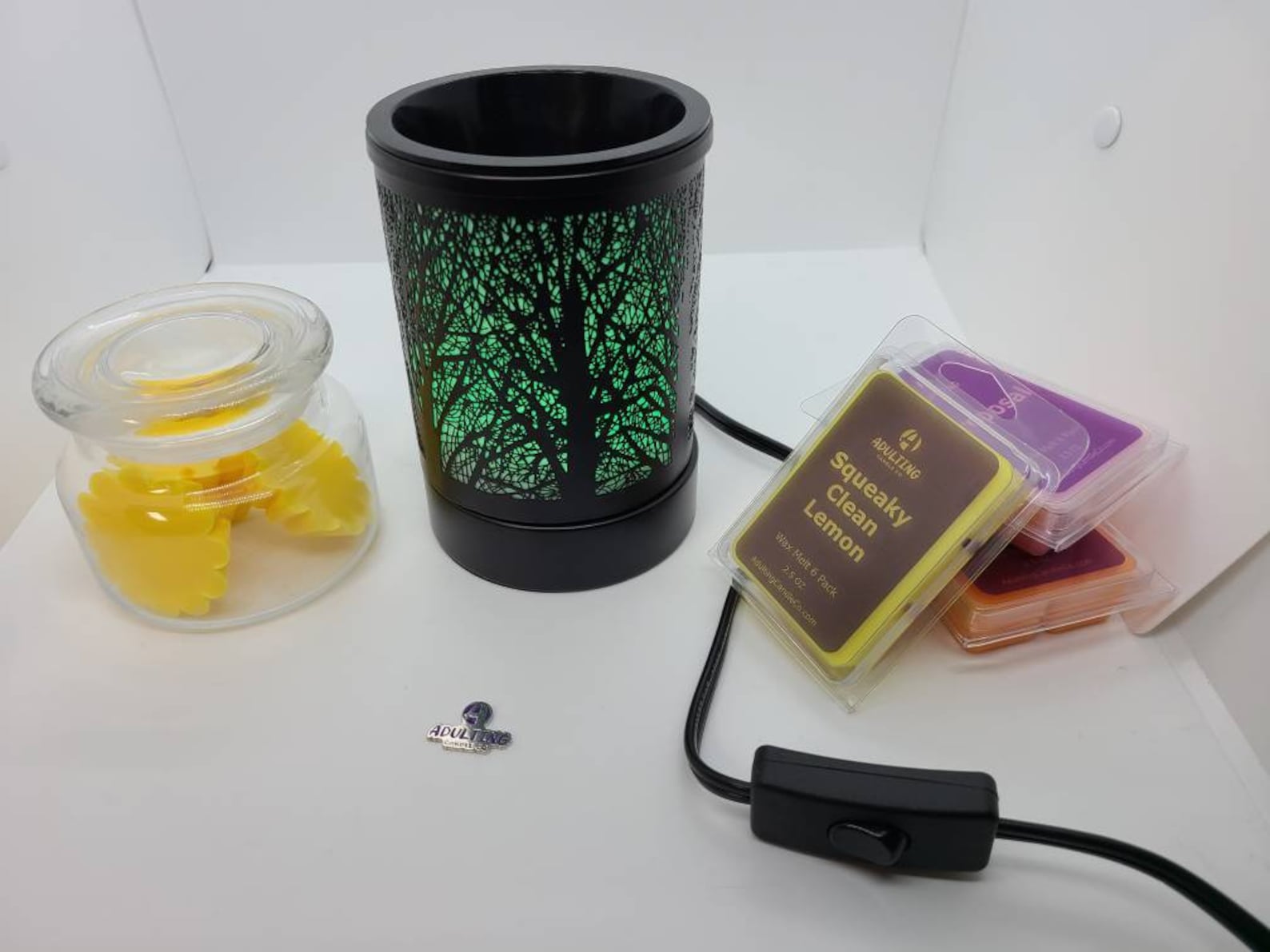 Electric Wax Warmer 7 LED Changing Colorful Lights Removable Etsy