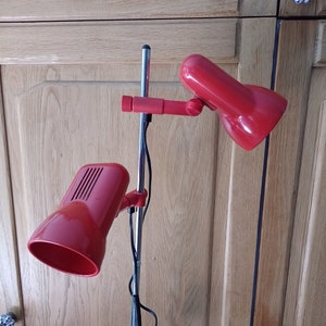Vintage double spot floorlamp /by Brilliant Leuchten W.Germany/  Mid Century / 70s
