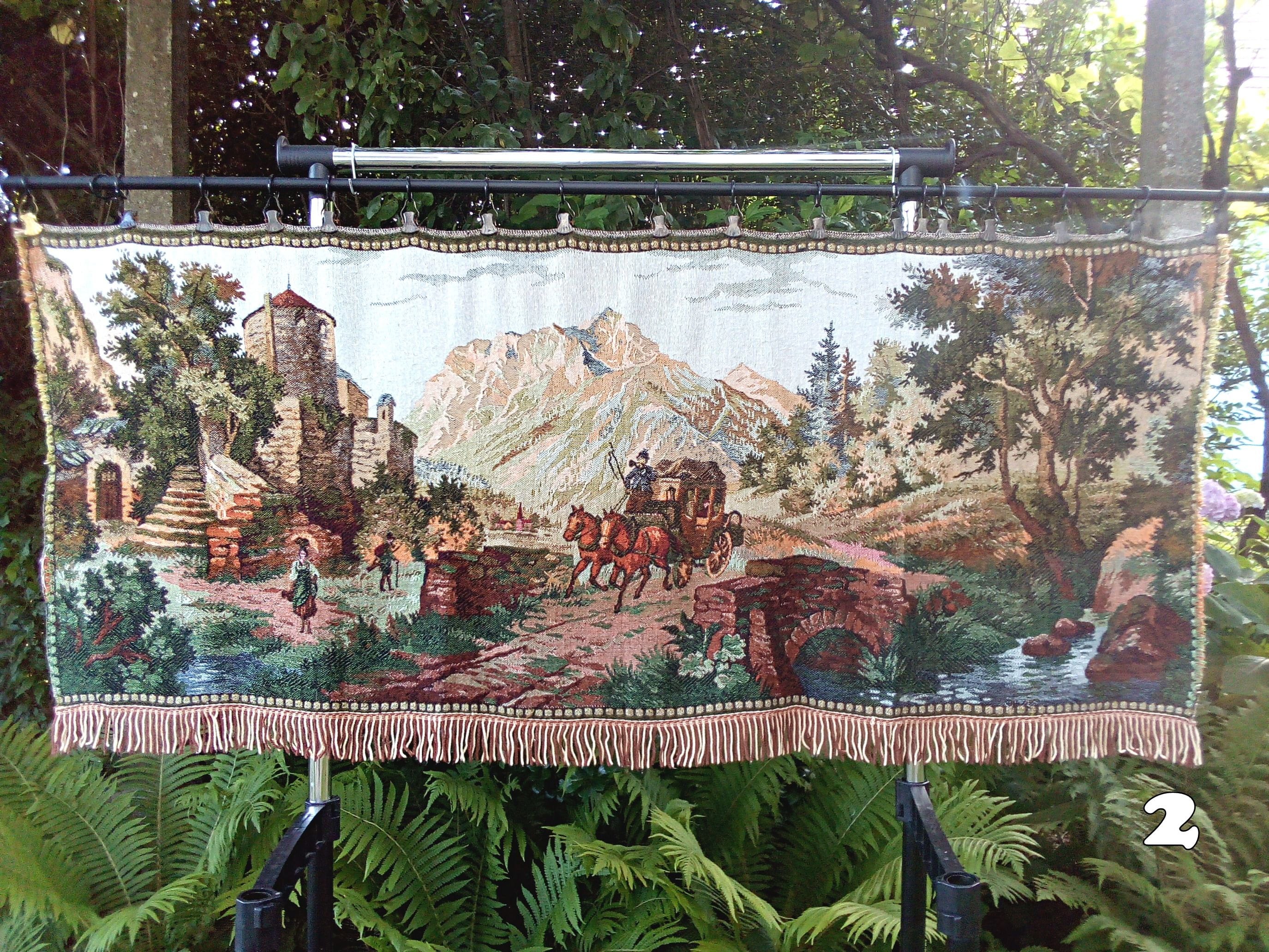 Antique german tapestry - Etsy 日本
