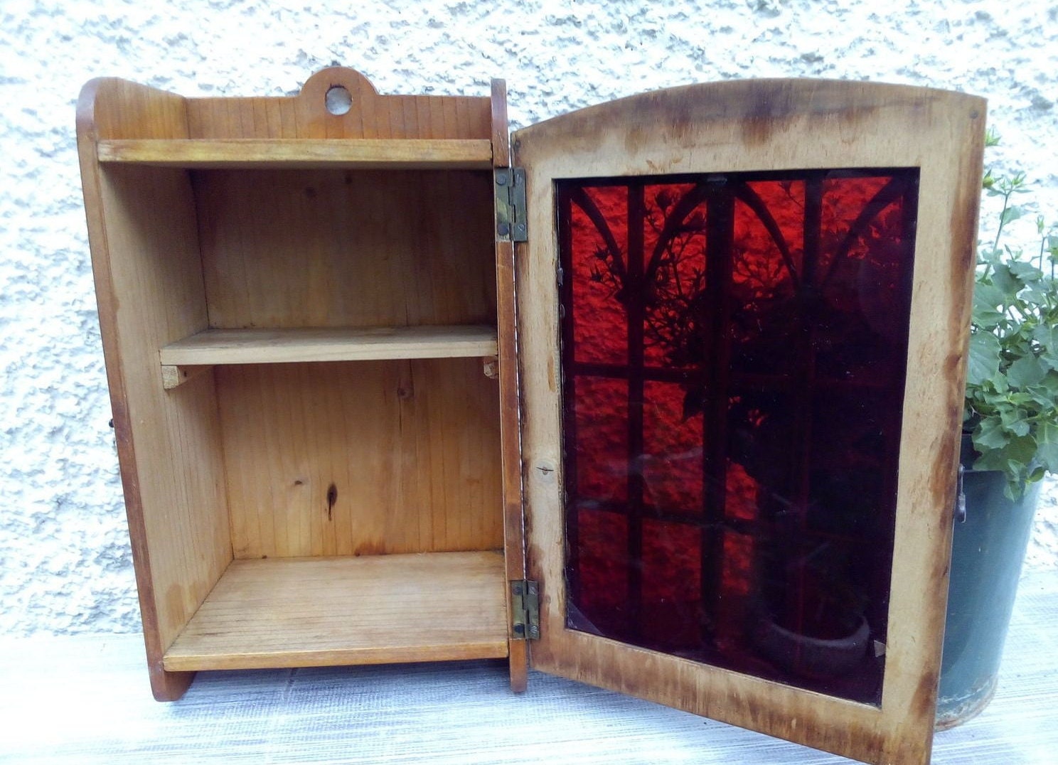 Art Deco Wooden First Aid Kit /antique Medicine