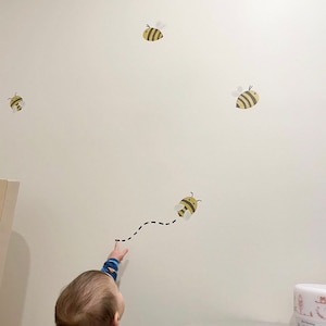 Honey Bee Decals | Honey Bee Wall Stickers | Bumblebee | Bumblebee Wall Decor | Winnie the Pooh Bumblebees