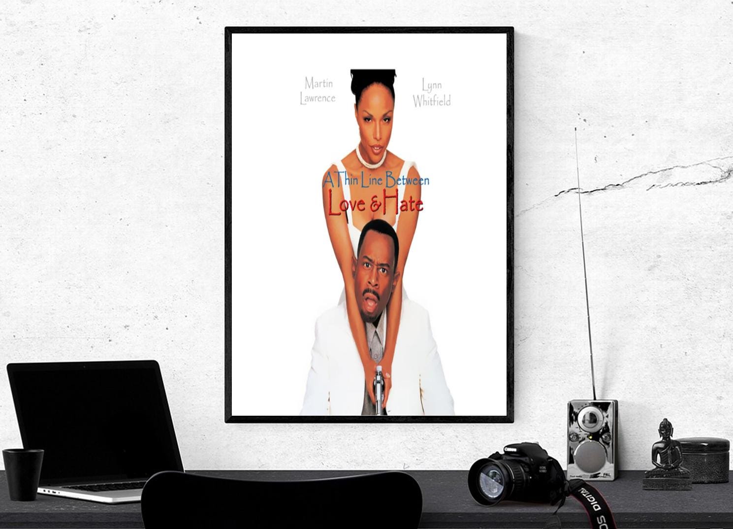 Thin Line Love Hate - Etsy