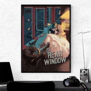 Rear Window Movie Posters- High Quality  Print - 2024 Movie Poster - Modern Room Decorative Arts - Popular Film Gift - Wall decor poster