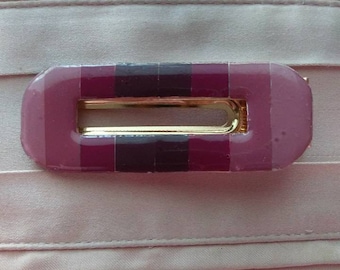 pink-purple hair clip