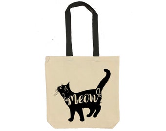 cat themed tote bags