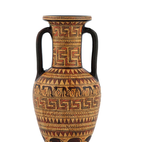 Ancient Greek geometric Amphora from the Ancient Greek Geometric Era