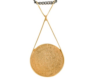 Phaistos Disk Pendant design, inpired by the ancient minoan civilization