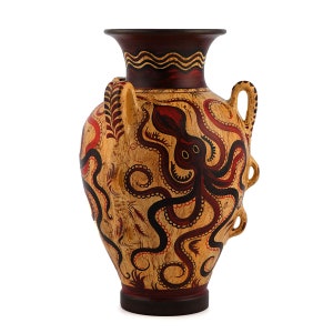 Ancient Minoan Greek Amphora Marine Style Knossos Palace. - Etsy