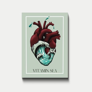 Vitamin Sea Postkarte | Liebe verschicken | Fernweh | Schreibwaren | Geschenkidee | Urlaubsmitbringel | Kleinigkeiten vom Meer