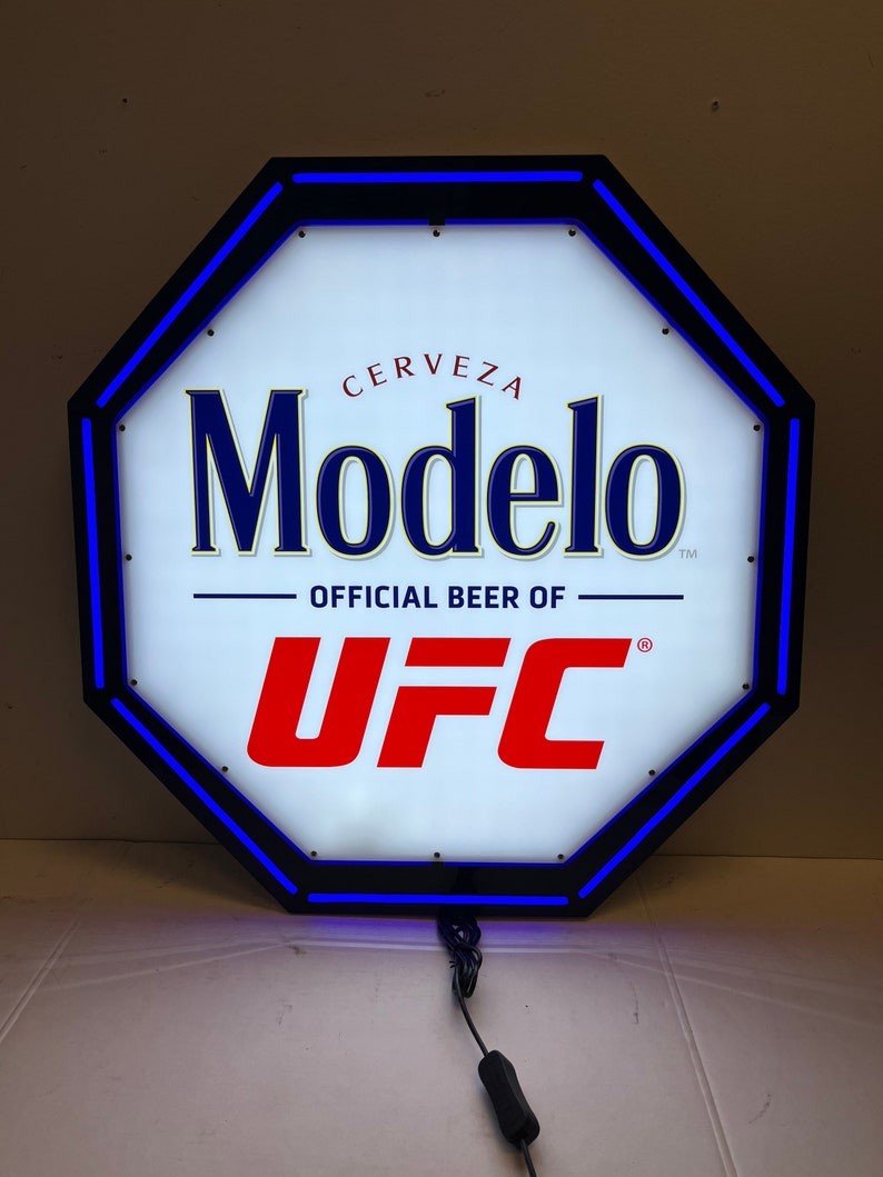 Modelo Especial UFC Fighting Bar Display Sign Etsy