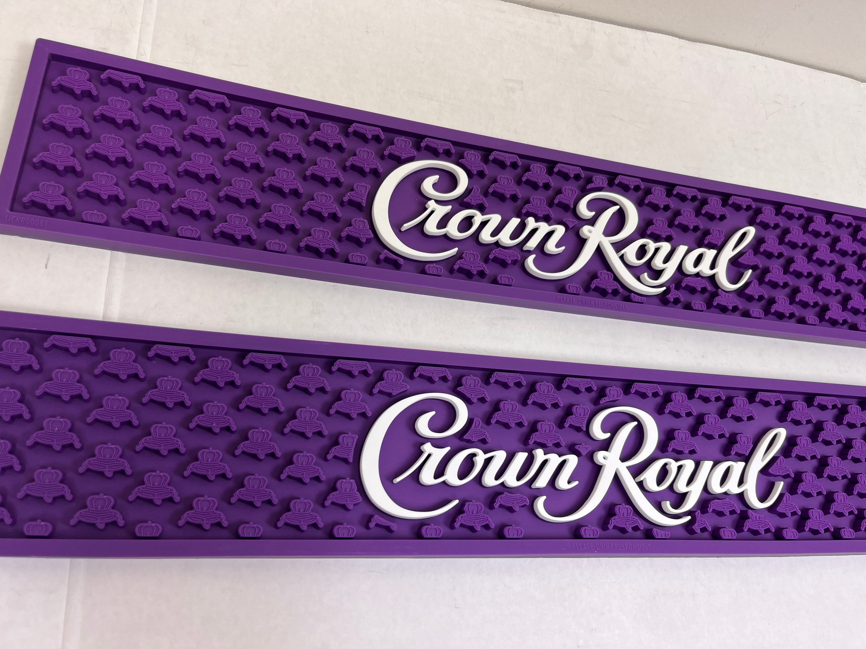 Crown Corona BU Rubber drip mat bar mat spill mat bar runner beer coasters  pubs