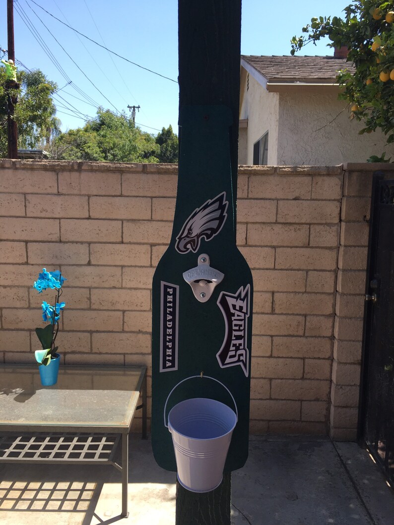 Handmade Philadelphia Eagles Bottle Opener Etsy
