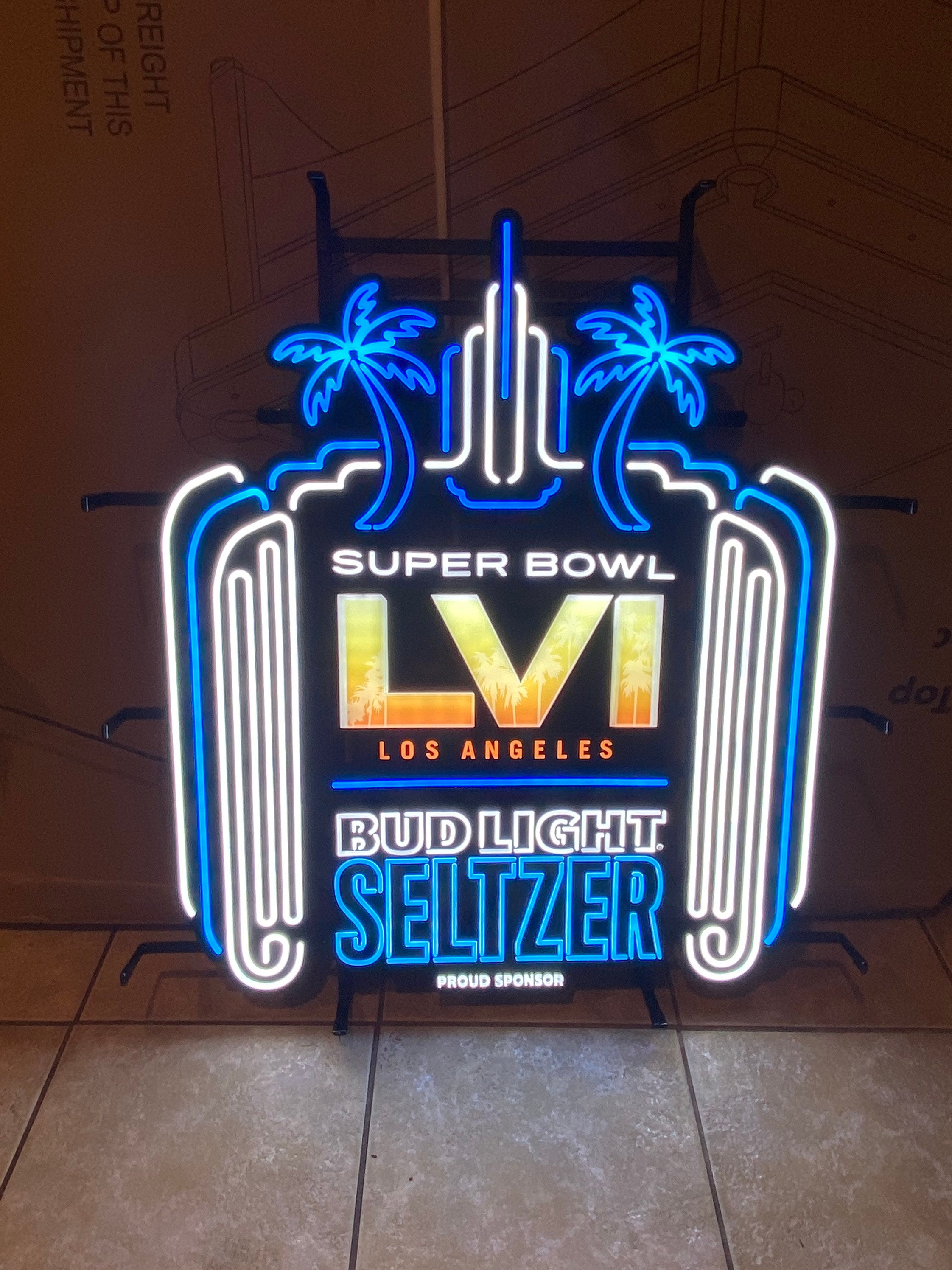 Bud light seltzer neon cheap sign