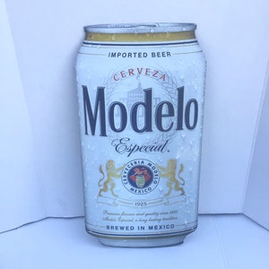 Modelo Beer Can Tin Sign