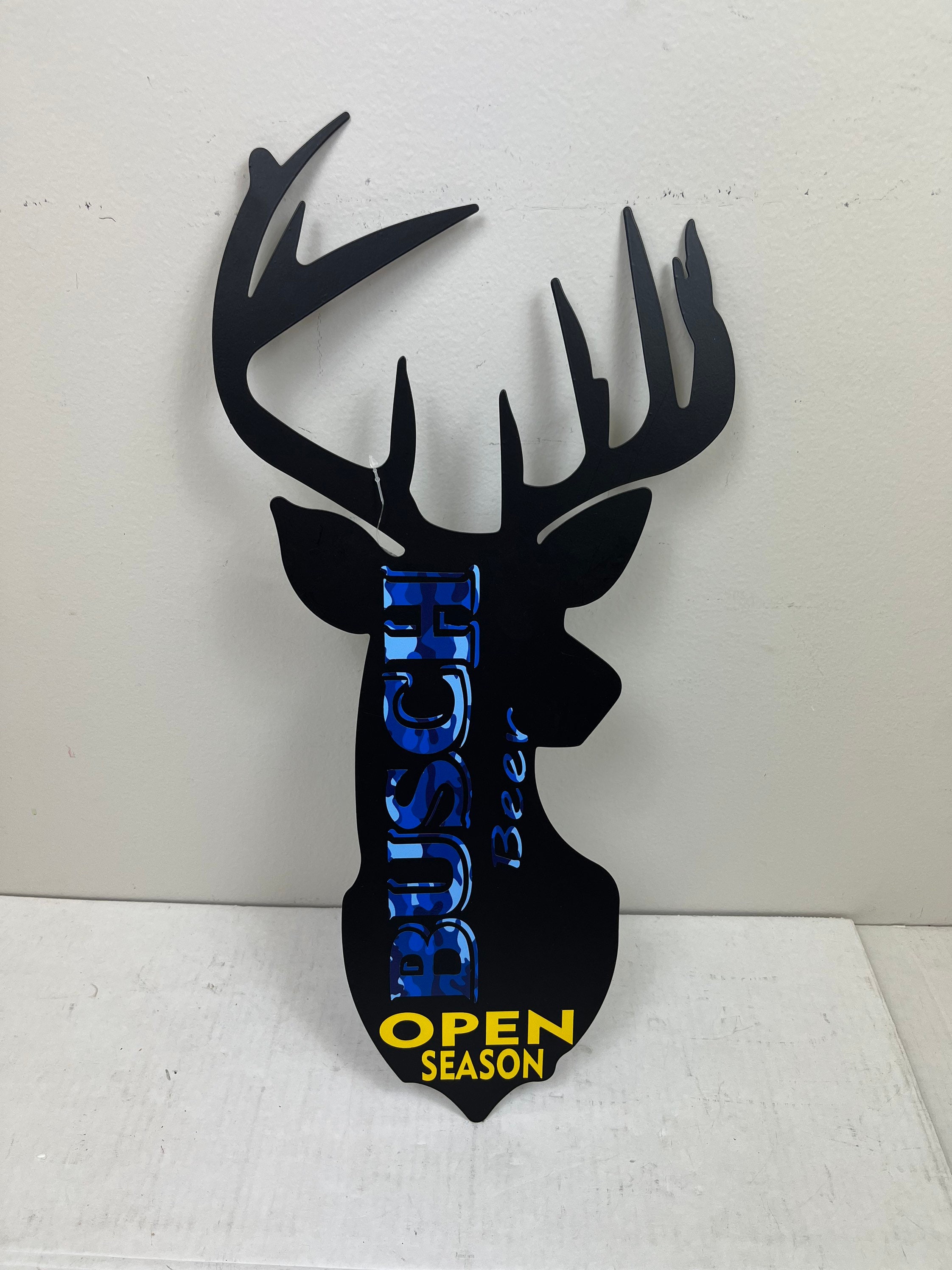 Busch Beer Dear Open Season Metal Sign Etsy