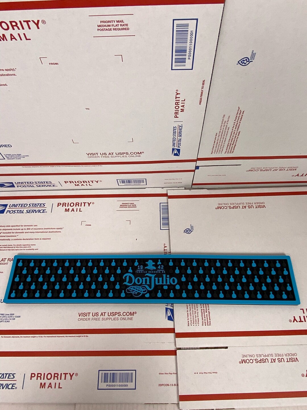 Don Julio Tequila Bar Mat, Spill Mat, Shot Glass Mat, Man Cave, Tiki