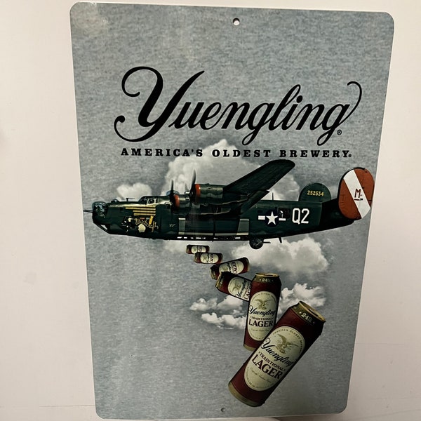 Yuengling American old is brewery metal beer sign