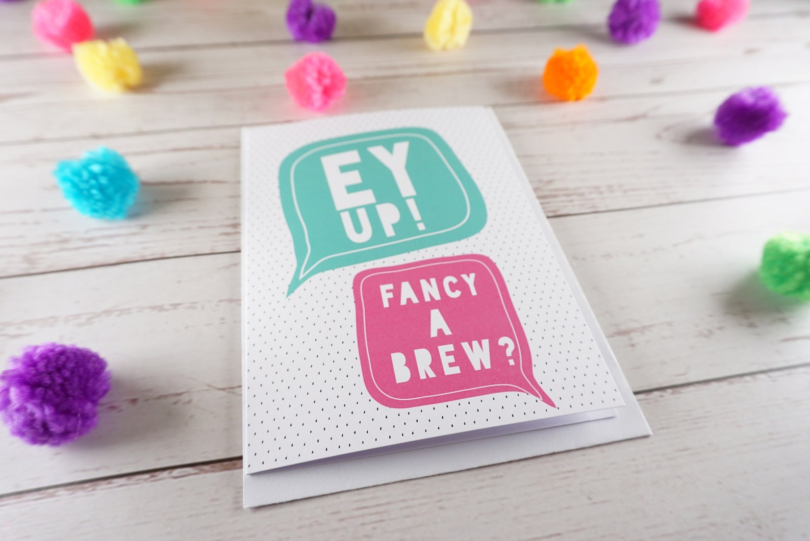 Yorkshire Slang Tarjeta De Cumplea os Ey Up Fancy A Etsy
