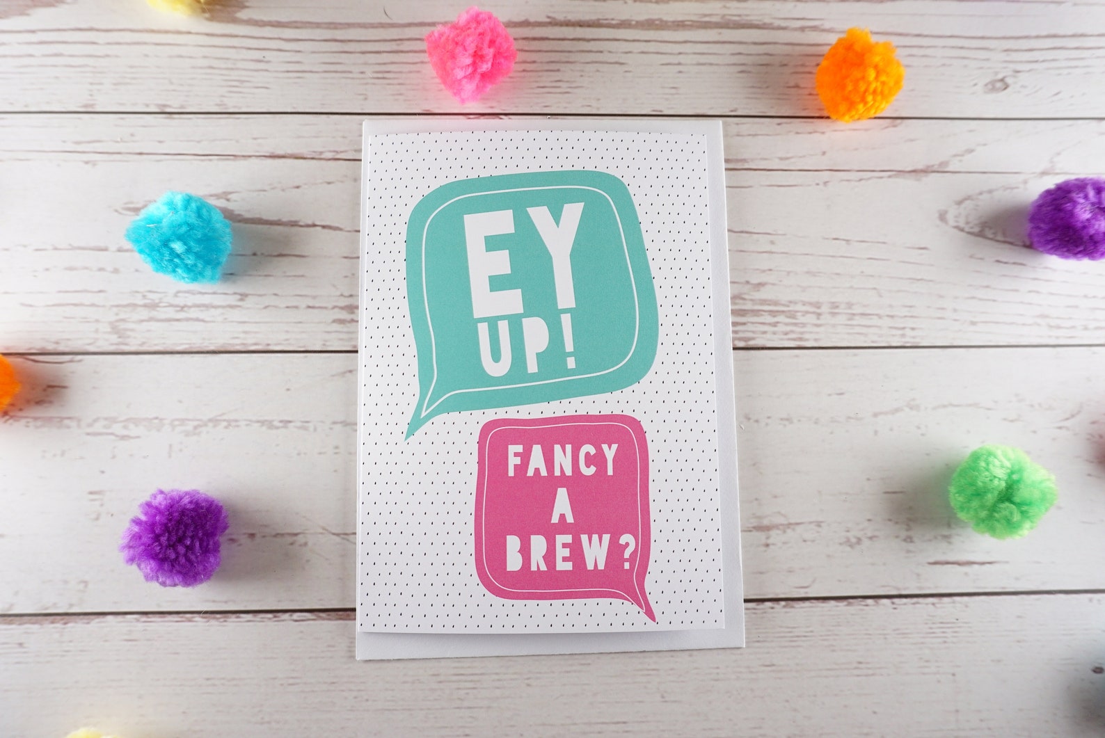 Yorkshire Slang Tarjeta De Cumplea os Ey Up Fancy A Etsy