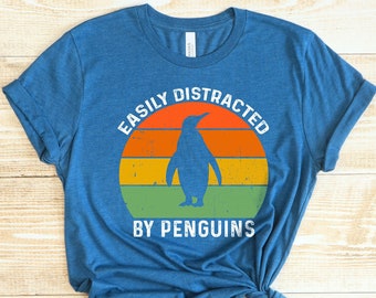 Penguin Lover T-shirt: Retro Unisex Gift